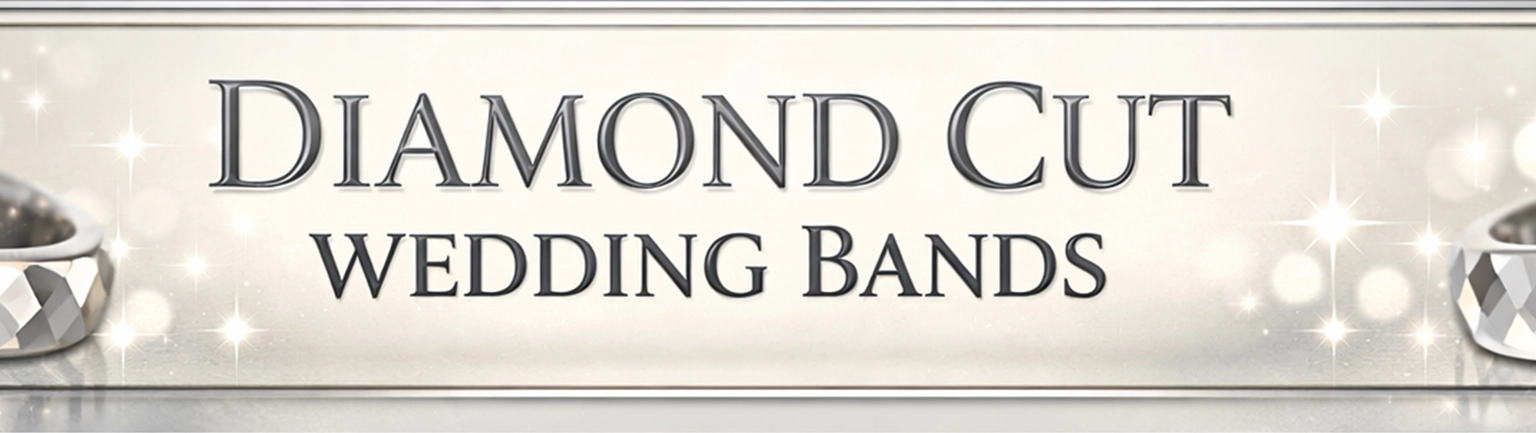 DIAMOND CUT WEDDING BANDS RINGS