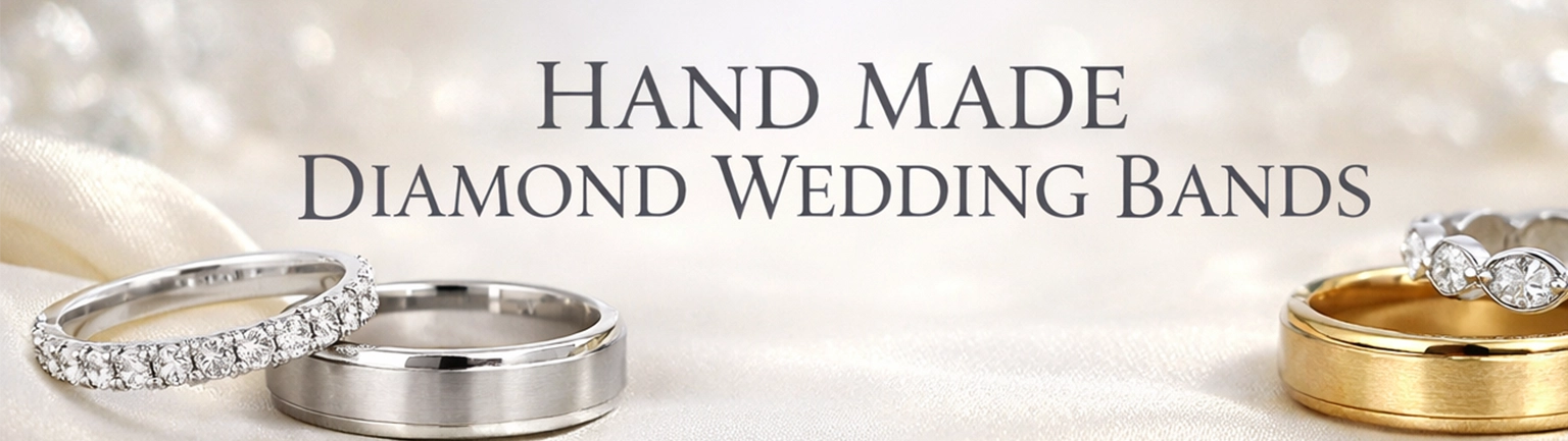 HAND MADE DIAMOND WEDDING BANDS